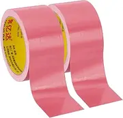 uxcell 2"x0.01" Bookbinding Tape, 22 Yard Total 2 Roll Cloth Bookbinding Repair Tape Book Binding Tape Self Adhesive for Repairing Old Books, Pink