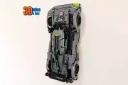 Wall Mount for LEGO Technic Peugeot 9X8 24H Le Mans Hybrid Hypercar (set 42156)