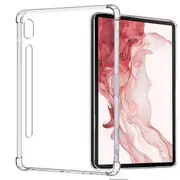 For Samsung Galaxy Tab S8+ Plus SM- X800 /X806 12.4 inch Shockproof Tough Air Cushion Gel Clear Transparent Heavy Duty Case Cover