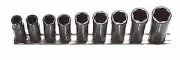 H.B. Products Turbo Socket MD3809B 9 Piece 3/8" Drive Deep Metric Set NEW!