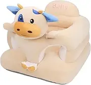 vocheer Sit Me Up Floor Seat for Baby Chair for Sitting Up Support Seat Sofa Plush Animal Shaped Baby Learning to Sit Chair for 3-24 Months Girls and Boys, PP Cotton Full Filling,Cow