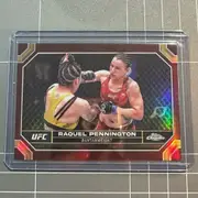 2024 Topps Chrome UFC - RAQUEL PENNINGTON Magenta Refractor #160