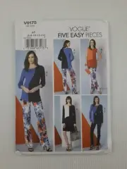 Vogue Sewing Pattern 9175 V9175 Misses Top Dress Pants Pattern Size 6-14 NEW