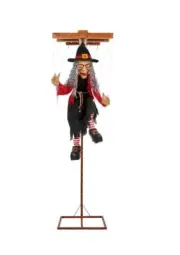 6' Marionette Witch Animatronic Halloween Puppet Animated NEW