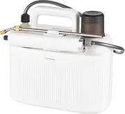 Blelsa 5L Electric Garden Sprayer Pump Sprayer with 2200Mah Rechargeable Battery Plant Mister with 2 Alter Spray Lances USB Automatic Watering Can White