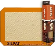 Silpat Premium Non-Stick Silicone Baking Mat, Petite Jelly Roll Size, 8-1/4 x 11-3/4, AE295205-01,Orange