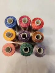 Finishing Touch Varigated Machine Embroidery Thread 9 Spools