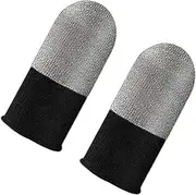 Game Finger Sleeve - Finger Sleeve Cots Protector | Silver Fiber Touchscreen Finger Sleeves, Breathable Sweatproof Covers for Mobile Phone, Esports, and FPS Games