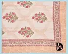 Multicolor Throw Hippie Coverlet Ethnic Hand-block Bedsheet Kantha Quilt Blanket