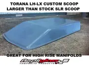 BONNET SCOOP LARGE for TORANA LH LX SLR A9X OVERSIZED FOR HIGH RISE MANIFOLDS