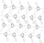 Operitacx Professional Lampshade Fixator 24pcs Spring Clamps Iron Spring Buckles Time-Saving Installation for Lampshades