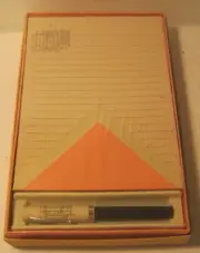 Vintage EATON Stationery Set PIGPEN with SHEAFFER Ballpoint Pen NEW!1