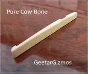 GeetarGizmos UNIVERSAL FIT BONE SADDLE handmade for Acoustic 6 String Guitar