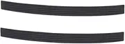 SWOOMEY 2 Pcs Car Bumper Protector Strips Rubber Trunk Sill Guards Decorative Strips for Car Door Sill