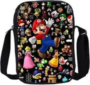 [OmobY] Anime Shoulder Bag Super Marios Anime Messenger Bags Shoulder Bag Vintage Crossbody Bag Satchel Casual Bags