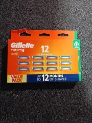 Genuine Gillette Fusion 5 Power Value Pack 12 Shaving Blades Cartridges