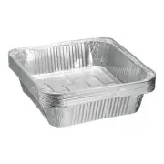 10pcs Disposable Aluminum Pie Pans Square 7.09" for Pie Baking, Silver