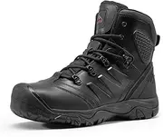 [NORTIV 8] Men's Safety Steel Toe Work Boots Breathable Ankle Industrial Construction Boots FORTRESS