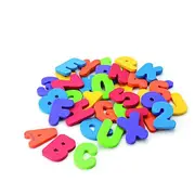[Hello Sunshine] Alphabets & Numbers Bath Foam Stickers 36pcs