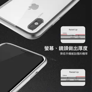 OZAKI iPhone X Xs XR Xs Max 磁吸式 9H玻璃 保護殼 手機殼 防摔 耐刮 磁吸玻璃殼