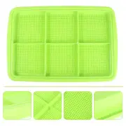 Indoor Growing Equipment 2 Layer Sprouter Tray Indoor Plastic Plant Tray