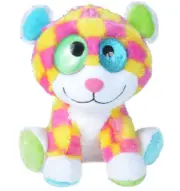 6 Inch Wild & Wonky Checkerboard Cheetah Plush Stuffed Animal by Wild Republic