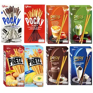 【glico】 餅乾棒 巧克力/焦糖瑪奇朵/抹茶拿鐵/玉米 POCKY、PEJOY、PRETZ