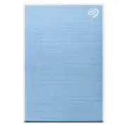 Seagate 1TB One Touch External Portable HDD with Password Protection - Blue