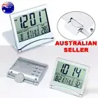 Digital Travel Alarm Clock Large Number Foldable LCD Compact Display Calendar