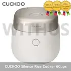 CUCKOO CRP-NHTR0610FGW Silence Rice Cooker IH Pressure 6Cups - Grace White