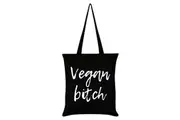 Grindstore Vegan Bitch Tote Bag (Black) (One Size)