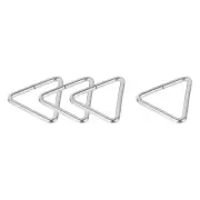 Metal Triangle Ring Buckles (50x43x5mm) 4pcs, Webbing Bag Clasps