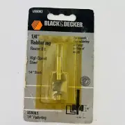 Black & Decker 1/4" Rabbeting Router Bit (1/4" Shank) U59063 New Old Stock