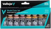 Vallejo Face/Skin Colors Paint Set, 8-Colors, 17ml