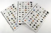 HQRP-Crystal South American Rocks and Minerals Collection Set of 50pcs Natural Science Crystal Stone Specimens - 1PC