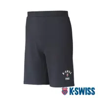 在飛比找蝦皮商城優惠-K-SWISS Sweat Shorts棉質短褲-男-黑