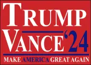 Trump Vance '24 Make America Great Again | Laminated Vinyl Decal Sticker Label