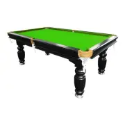 TOPONE 7FT Slate Billiard Table / Pool Table - Black Frame