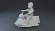 Fireball XL-5 - Steve, Venus with Jet Mobile 4 piece set 3D Print 1:32 scale
