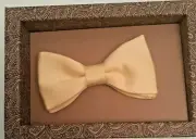 Men’s Yellow Silk Bow Tie Pre-Tied Adjustable Formal Wedding Tuxedo