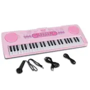 Portable Kids Electronic Piano Keyboard w/ Rechargeable Battery & Microphone