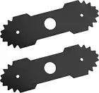 2 Pack 638006008 Edger Blade with Teeth 8-5/8 Inch Length Compatible with Ryobi