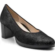 ara Glitter Pump in Black Glitter Metallic at Nordstrom, Size 9