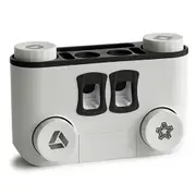 Automatic Toothpaste Dispenser Wall Mount Dust-Proof Toothbrush Holder Wall Mount Storage Rack Bathroom Accessories Set Squeezer