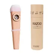 Wooden Kazoo Flute with Replacement Diaphragms Kazoos Musical Instrument for Kid