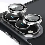 Phone Camera Lens Protector compatible with Samsung Galaxy S25 Edge [1 Set ], Individual Lens Protectors, Scratch-Resistant Ultra-Thin Tempered Glass with Aluminum Edging, 25Edge S25Edge 5G [Case