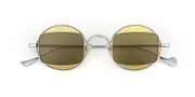Eyepetizer Smooth C.1-7 Men's Sunglasses Silver Size 49