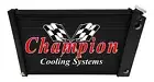 WR 3 Row DP Black Finish Radiator,1.25,1.5 for 1975-1979 Chevrolet Nova LS