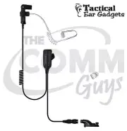 Hawk Lapel Mic for Motorola for APX Radio with Clear Tube and Torpedo Eartip
