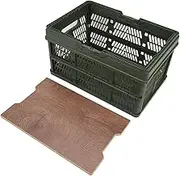Foldable Camping Storage Basket, Large Capacity Handheld Camping Box, Multifunction Waterproof Basket for Picnic (M)